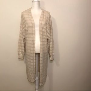 Anthropologie Crochet Long Cardigan Sweaterter Duster One Size Fits Most